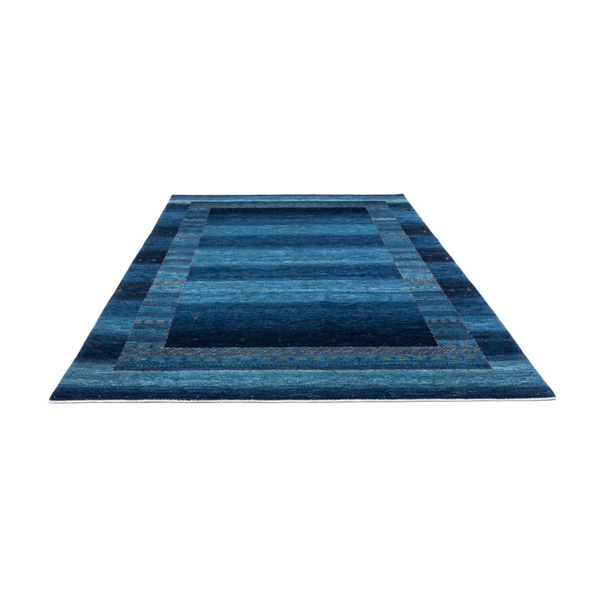 Tapis Gabbeh - Loribaft Persan - 331 x 228 cm - bleu