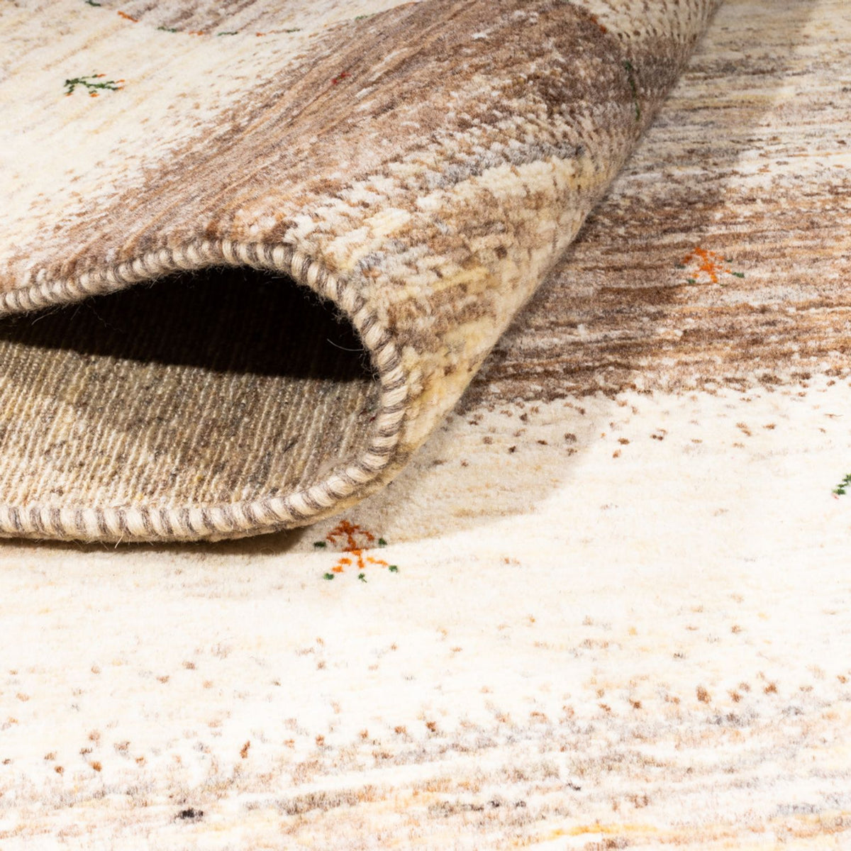 Tapis Gabbeh - Loribaft Persan - 248 x 172 cm - naturel