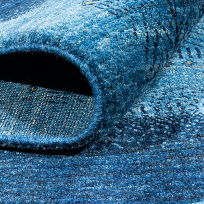 Tapis Gabbeh - Loribaft Persan - 244 x 178 cm - bleu