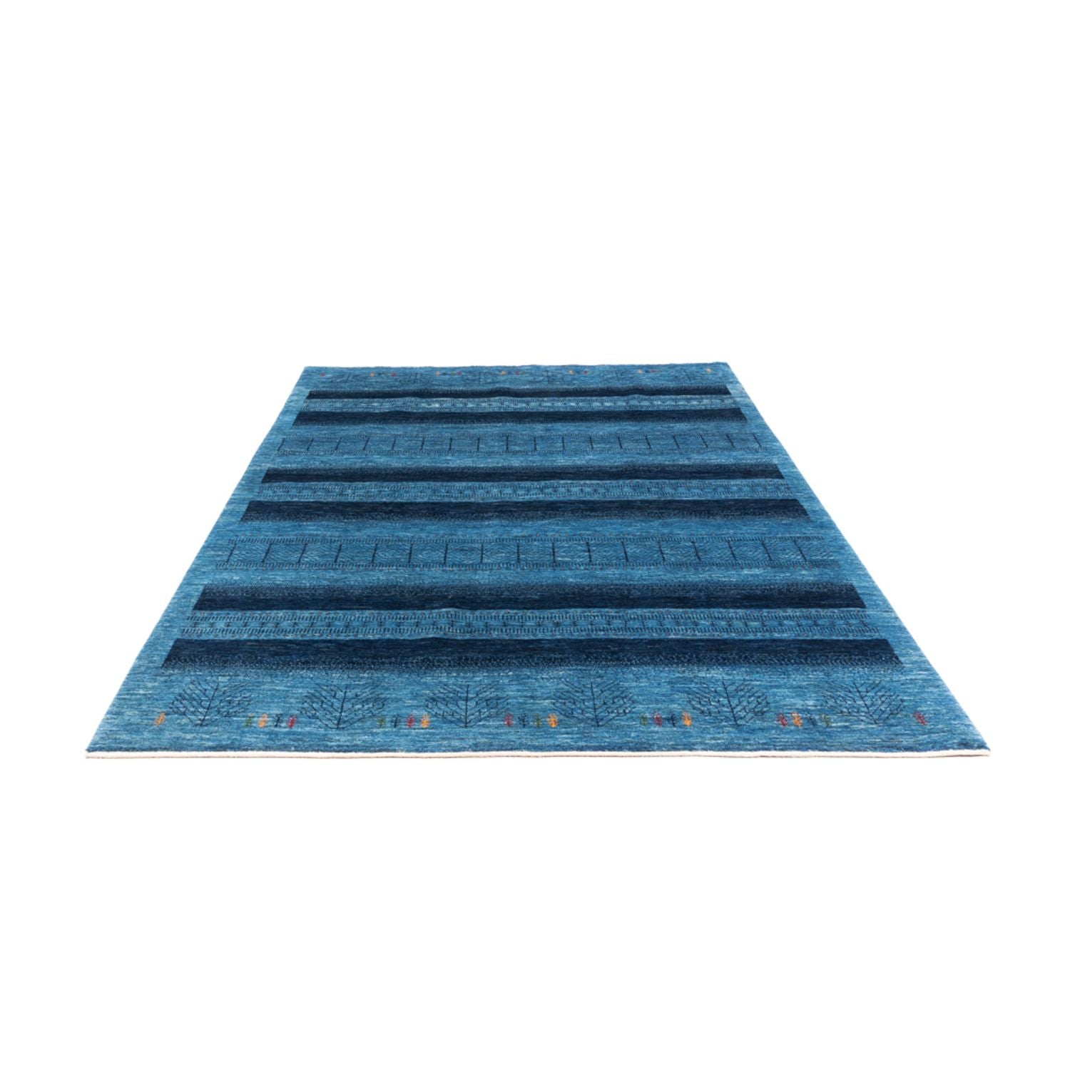 Tapis Gabbeh - Loribaft Persan - 244 x 178 cm - bleu