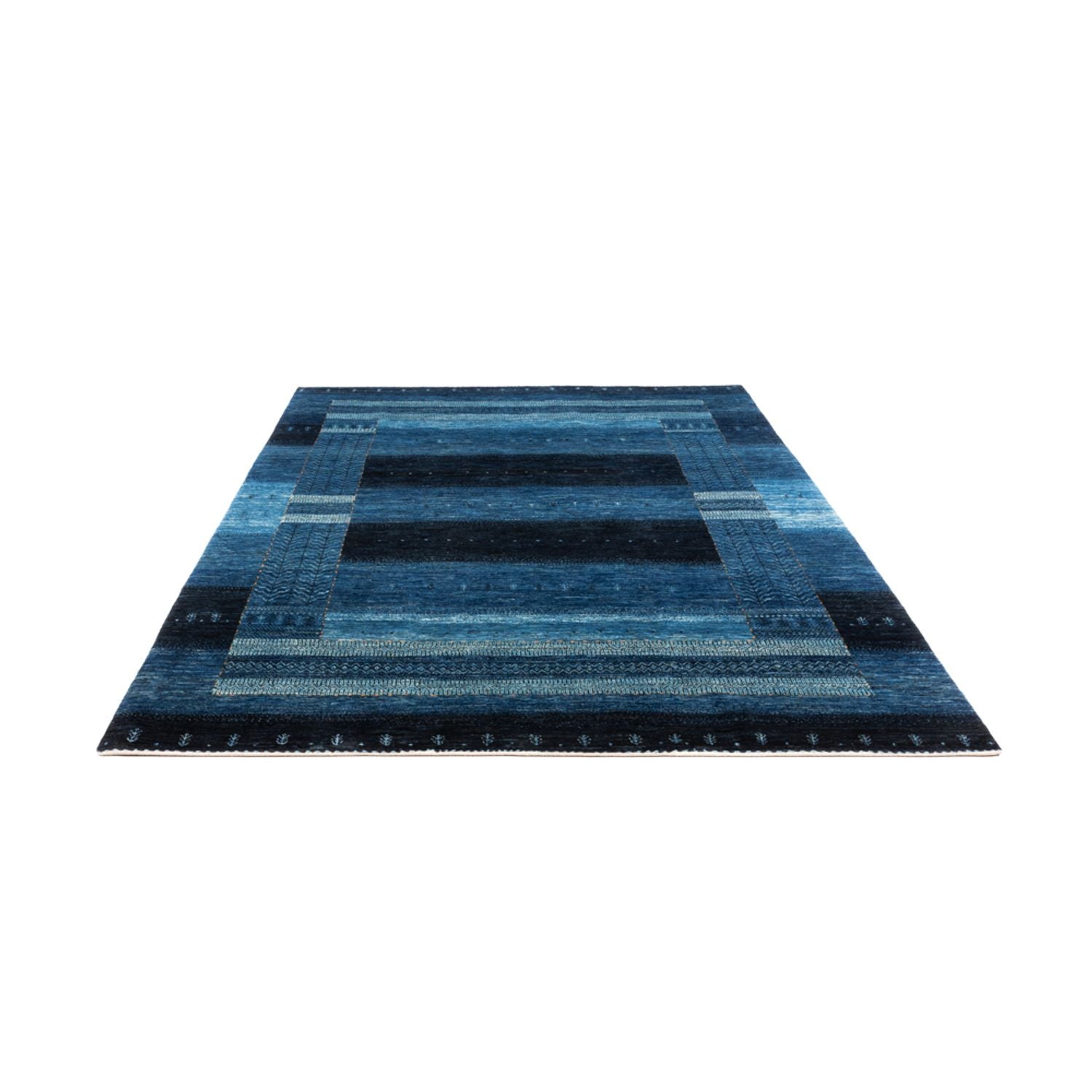 Tapis Gabbeh - Loribaft Persan - 288 x 197 cm - bleu