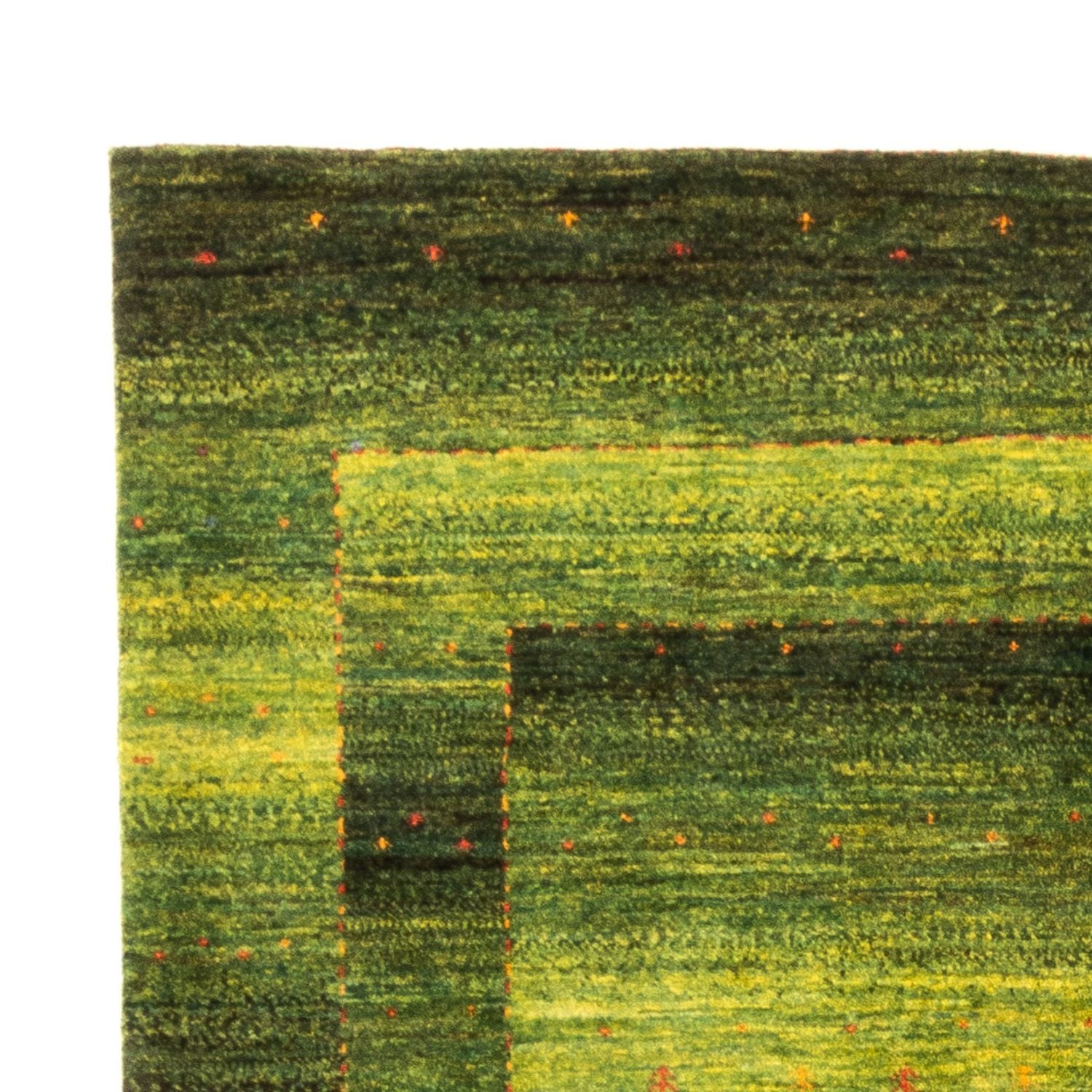 Tapis Gabbeh - Loribaft Persan - 236 x 166 cm - vert