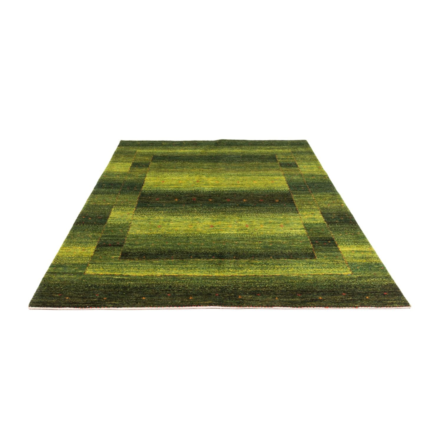 Tapis Gabbeh - Loribaft Persan - 236 x 166 cm - vert