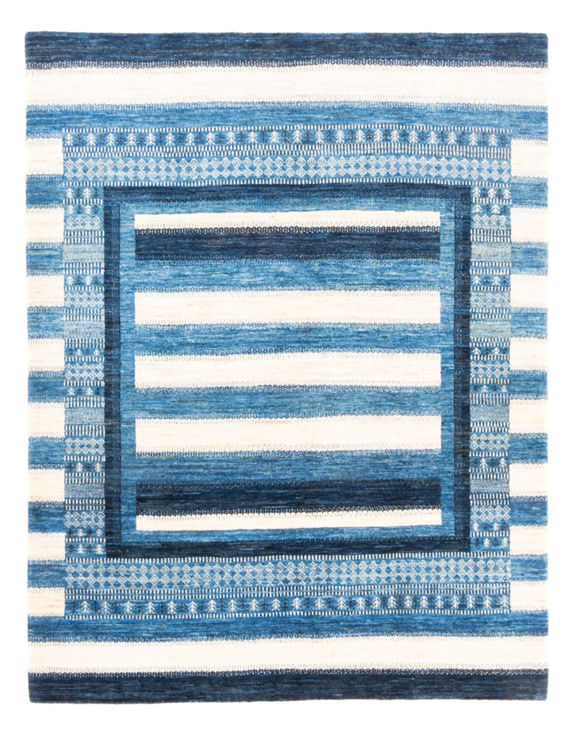 Tapis Gabbeh - Loribaft Persan - Royal - 222 x 172 cm - bleu