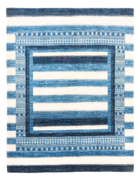 Tapis Gabbeh - Loribaft Persan - Royal - 222 x 172 cm - bleu