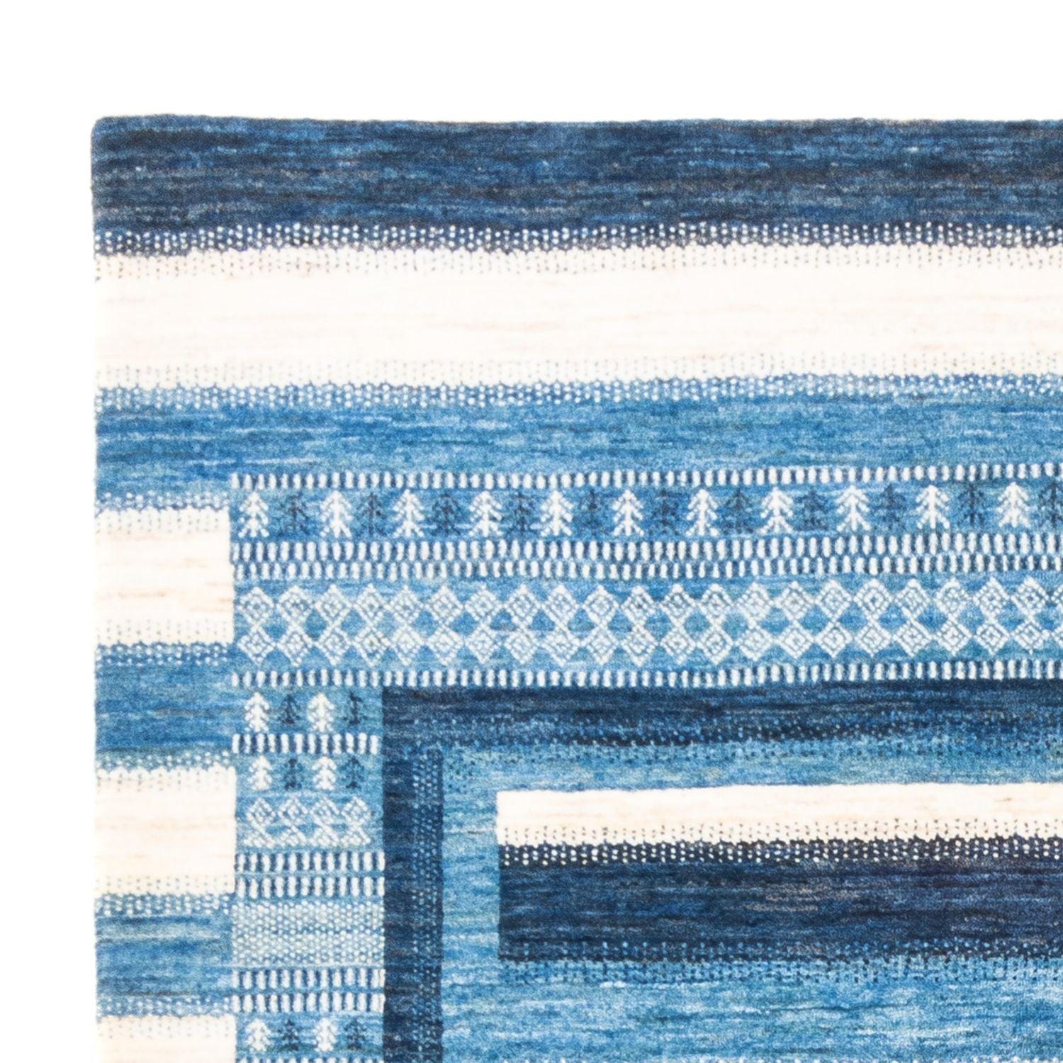 Tapis Gabbeh - Loribaft Persan - Royal - 222 x 172 cm - bleu