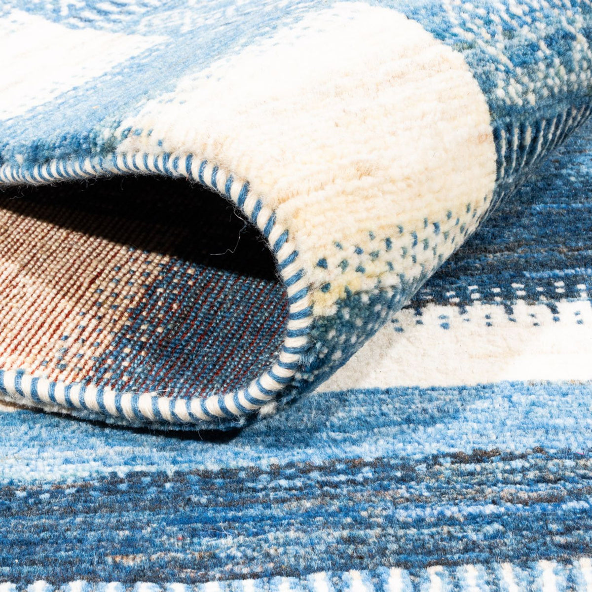 Tapis Gabbeh - Loribaft Persan - Royal - 222 x 172 cm - bleu