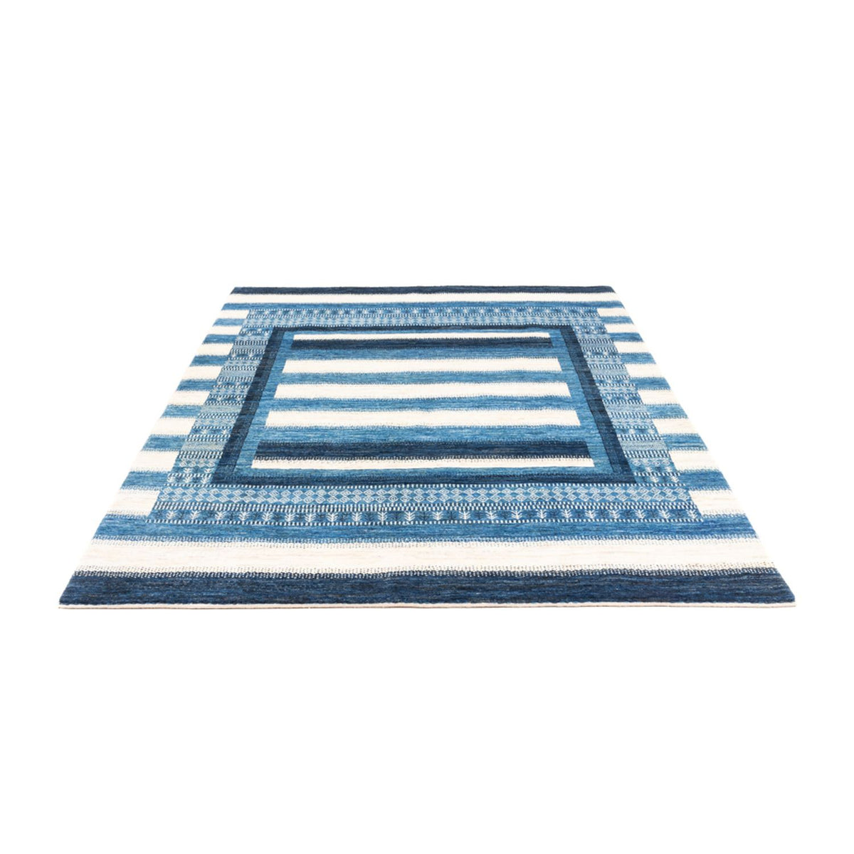 Tapis Gabbeh - Loribaft Persan - Royal - 222 x 172 cm - bleu