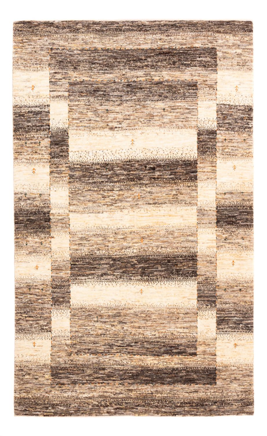 Tapis Gabbeh - Loribaft Persan - 196 x 124 cm - naturel
