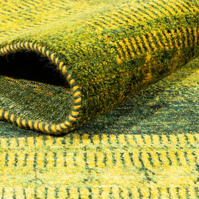 Tapis Gabbeh - Loribaft Persan - 298 x 216 cm - vert