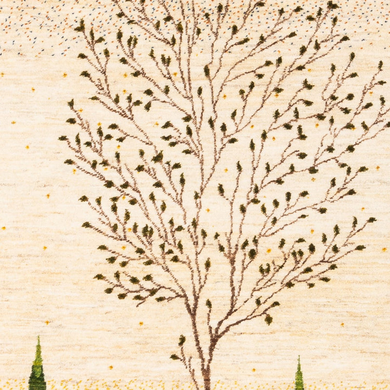 Tapis Gabbeh - Loribaft Persan - 175 x 129 cm - or