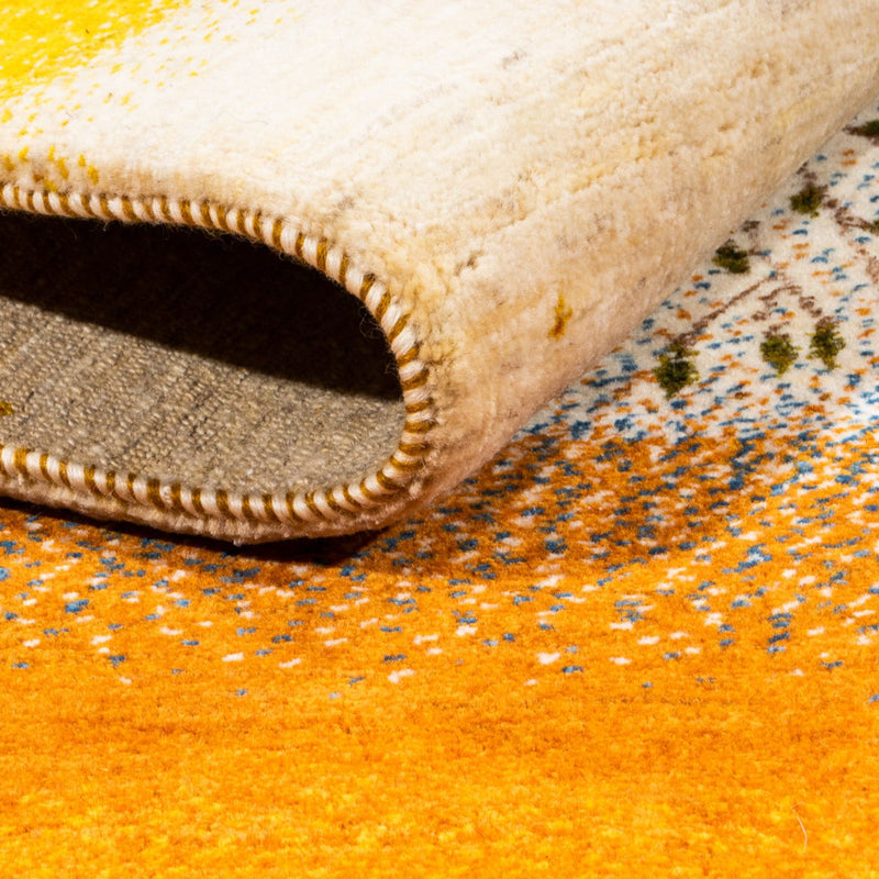 Tapis Gabbeh - Loribaft Persan - 175 x 129 cm - or