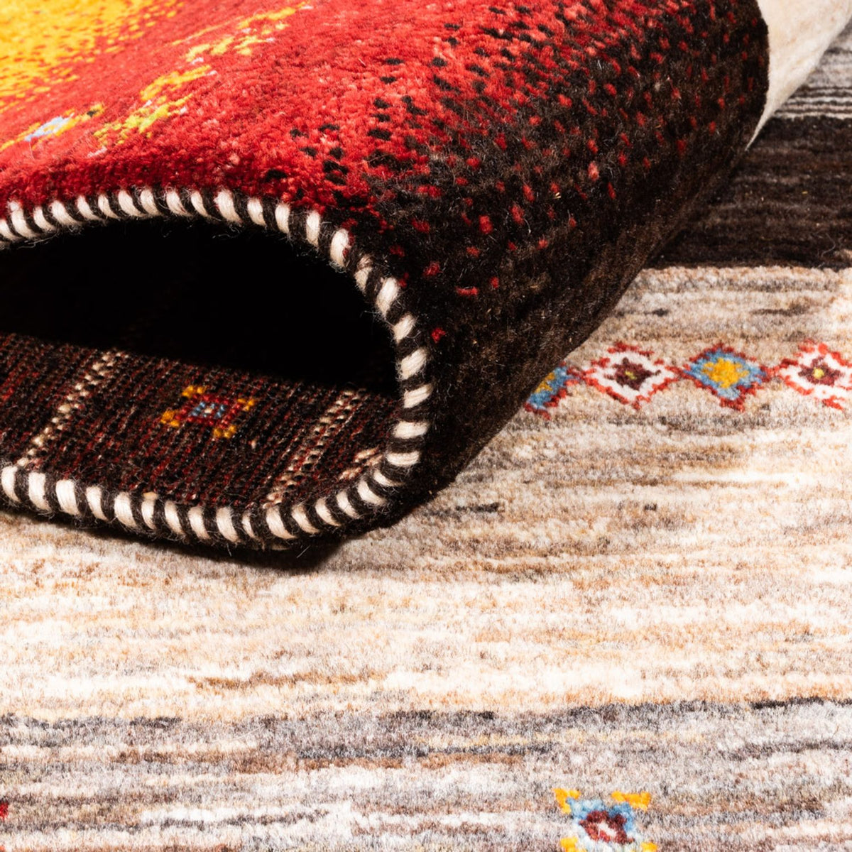 Tapis Gabbeh - Loribaft Persan - Royal - 244 x 177 cm - naturel