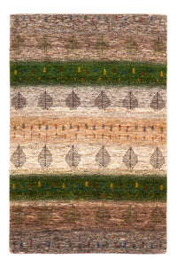 Tapis Gabbeh - Loribaft Persan - 174 x 117 cm - gris