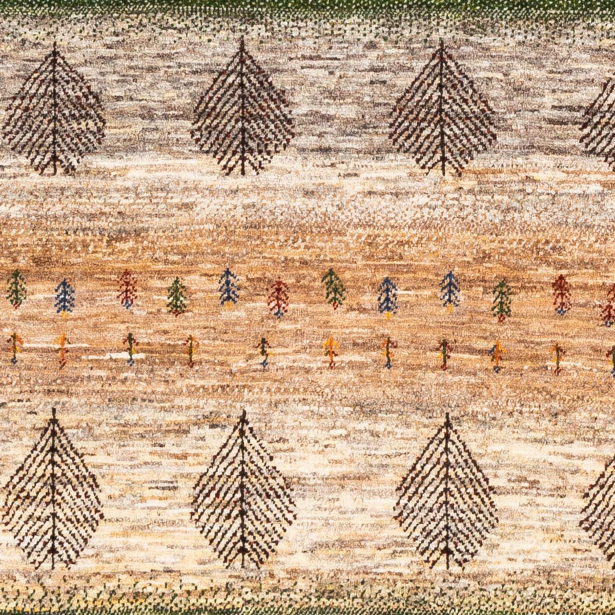 Tapis Gabbeh - Loribaft Persan - 174 x 117 cm - gris