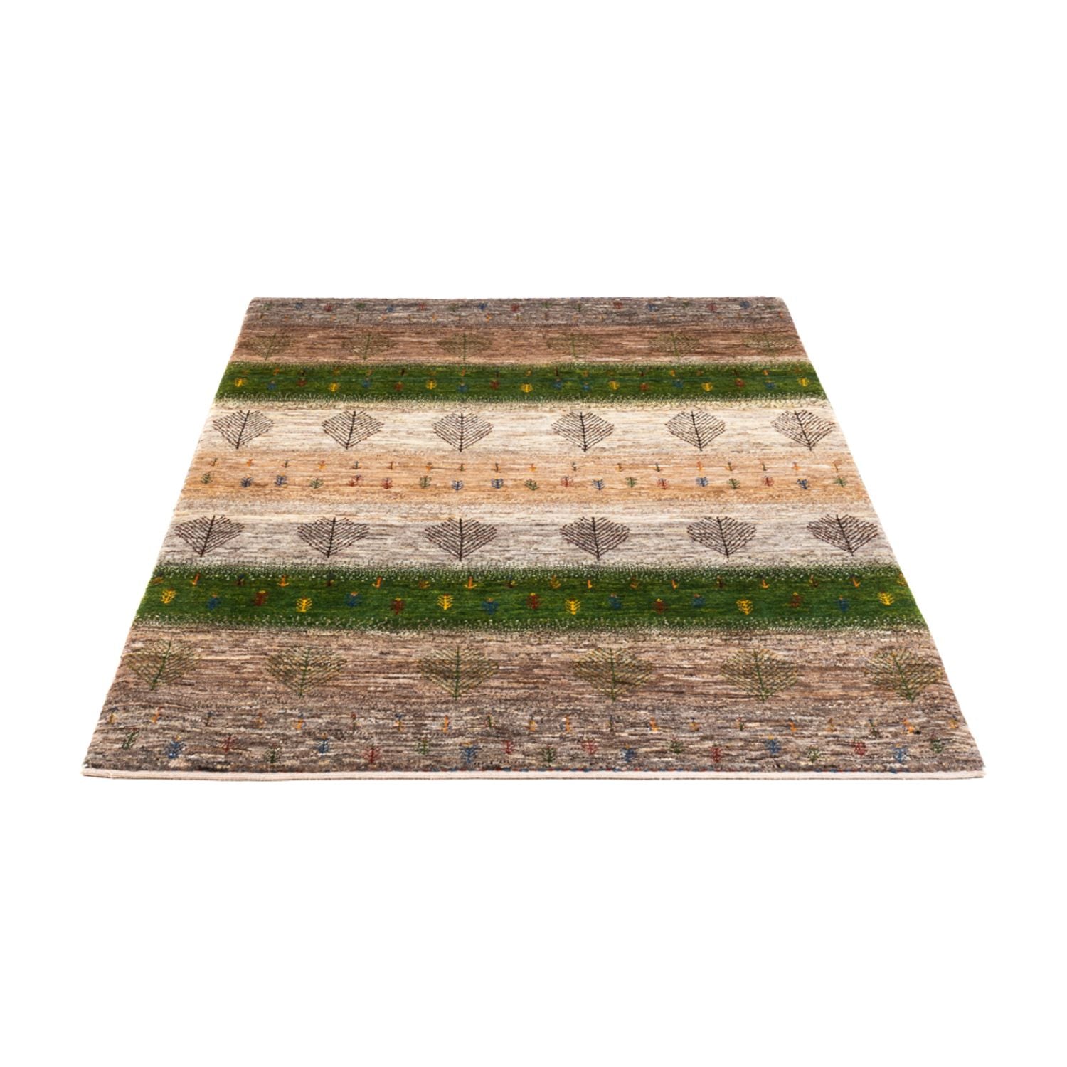 Tapis Gabbeh - Loribaft Persan - 174 x 117 cm - gris