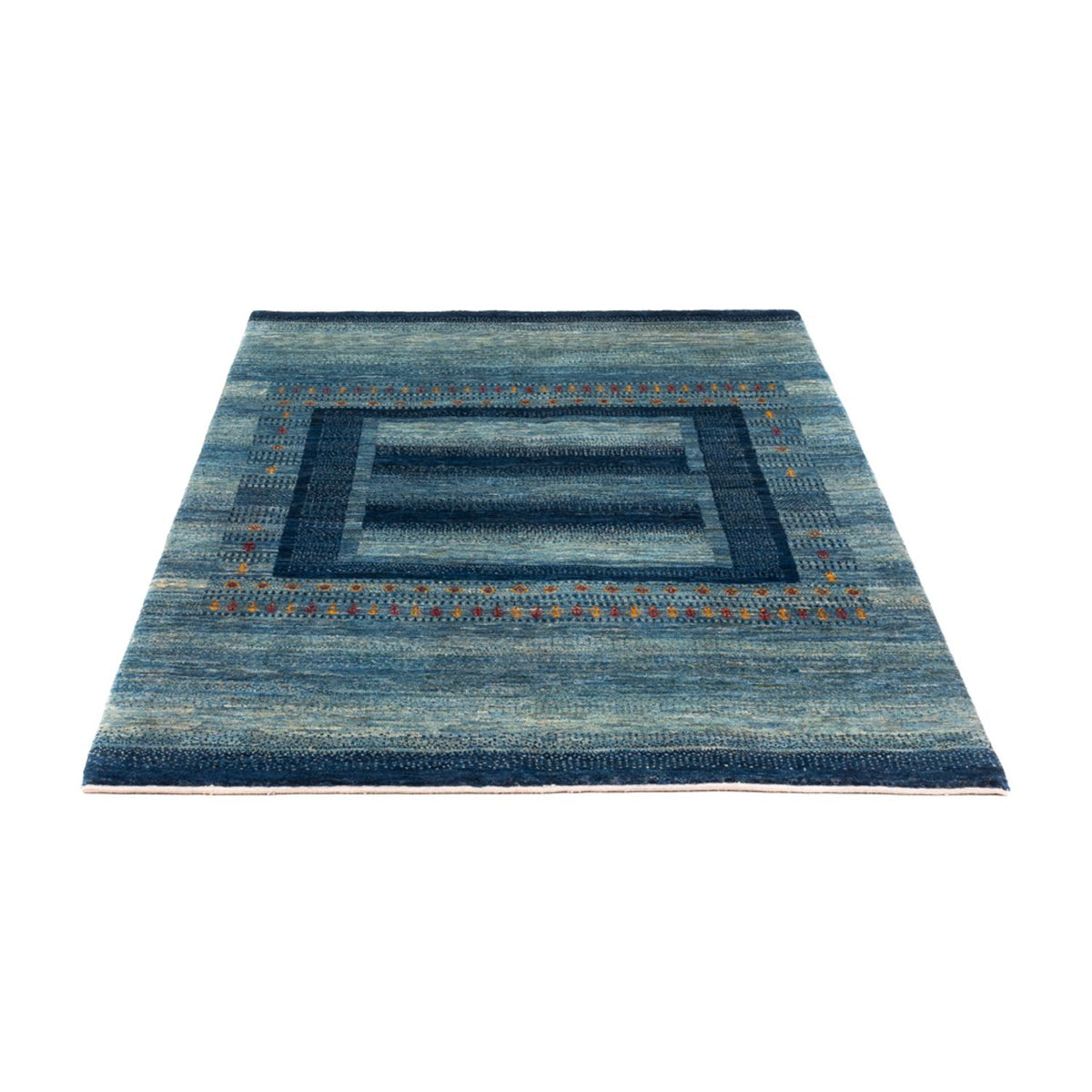 Tapis Gabbeh - Loribaft Persan - Royal - 180 x 123 cm - bleu
