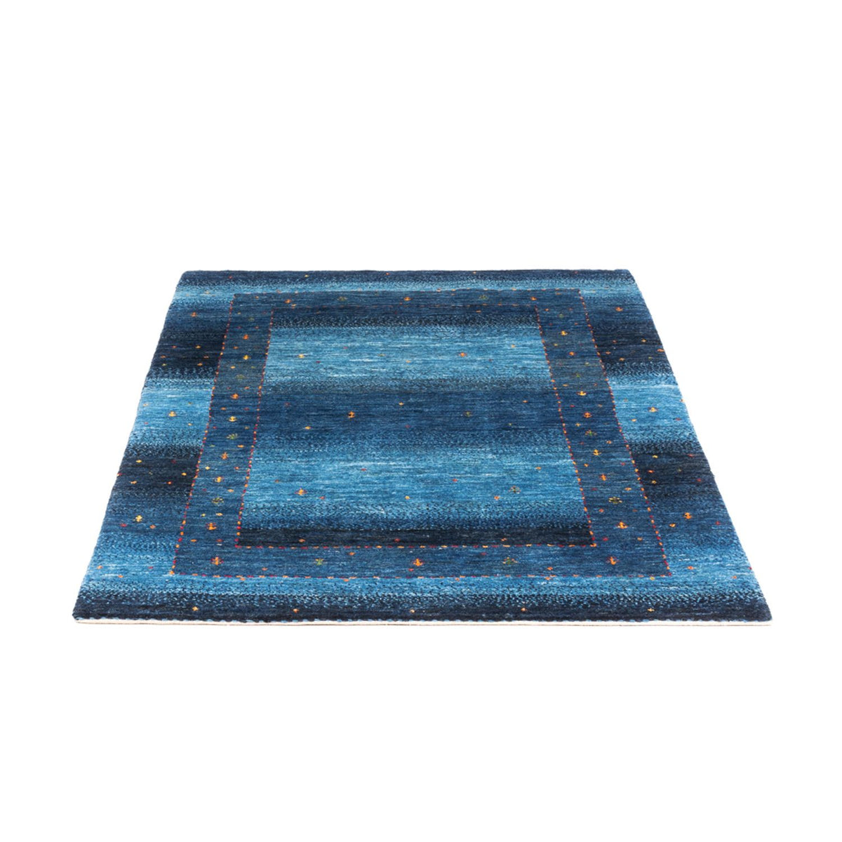 Tapis Gabbeh - Loribaft Persan - 148 x 98 cm - bleu