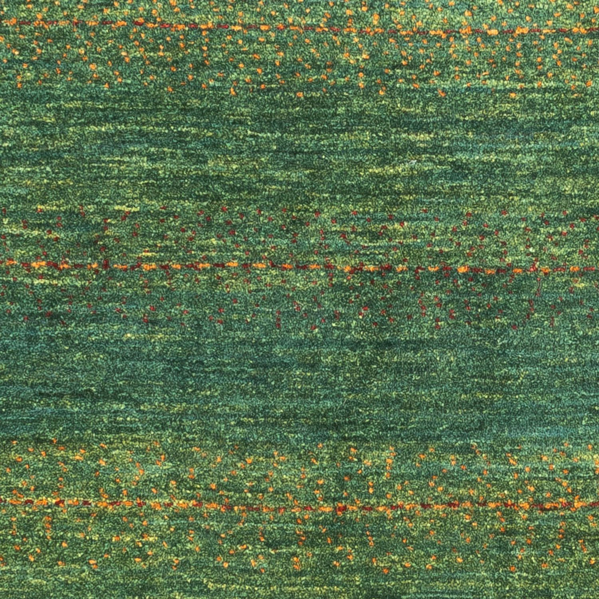 Tapis Gabbeh - Loribaft Persan - 122 x 80 cm - vert