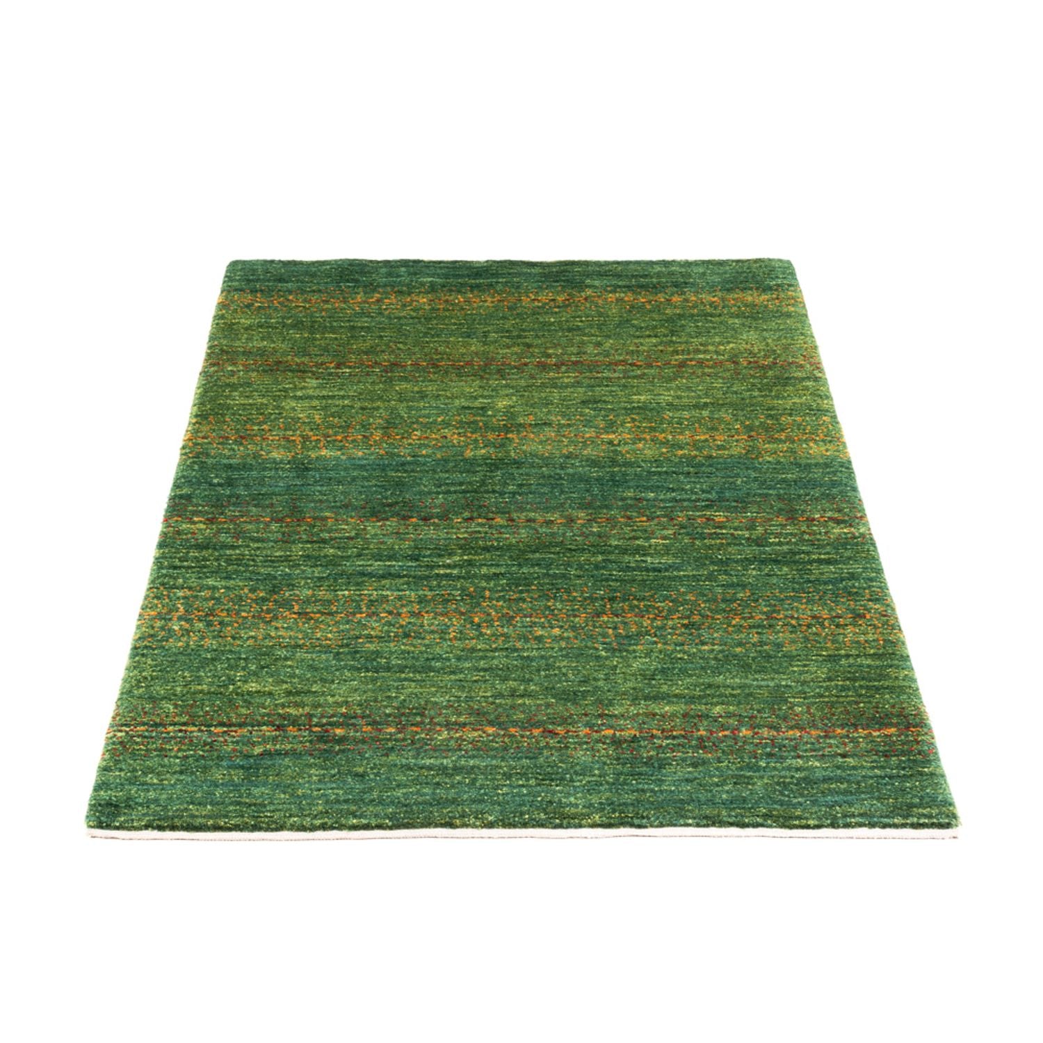 Tapis Gabbeh - Loribaft Persan - 122 x 80 cm - vert