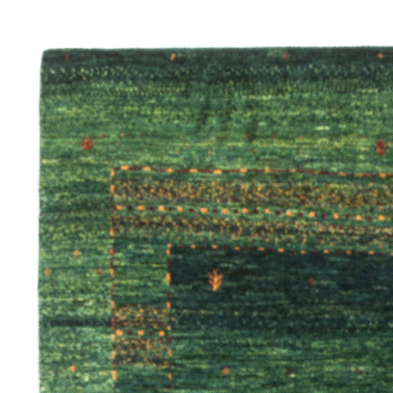 Tapis Gabbeh - Loribaft Persan - 145 x 100 cm - vert