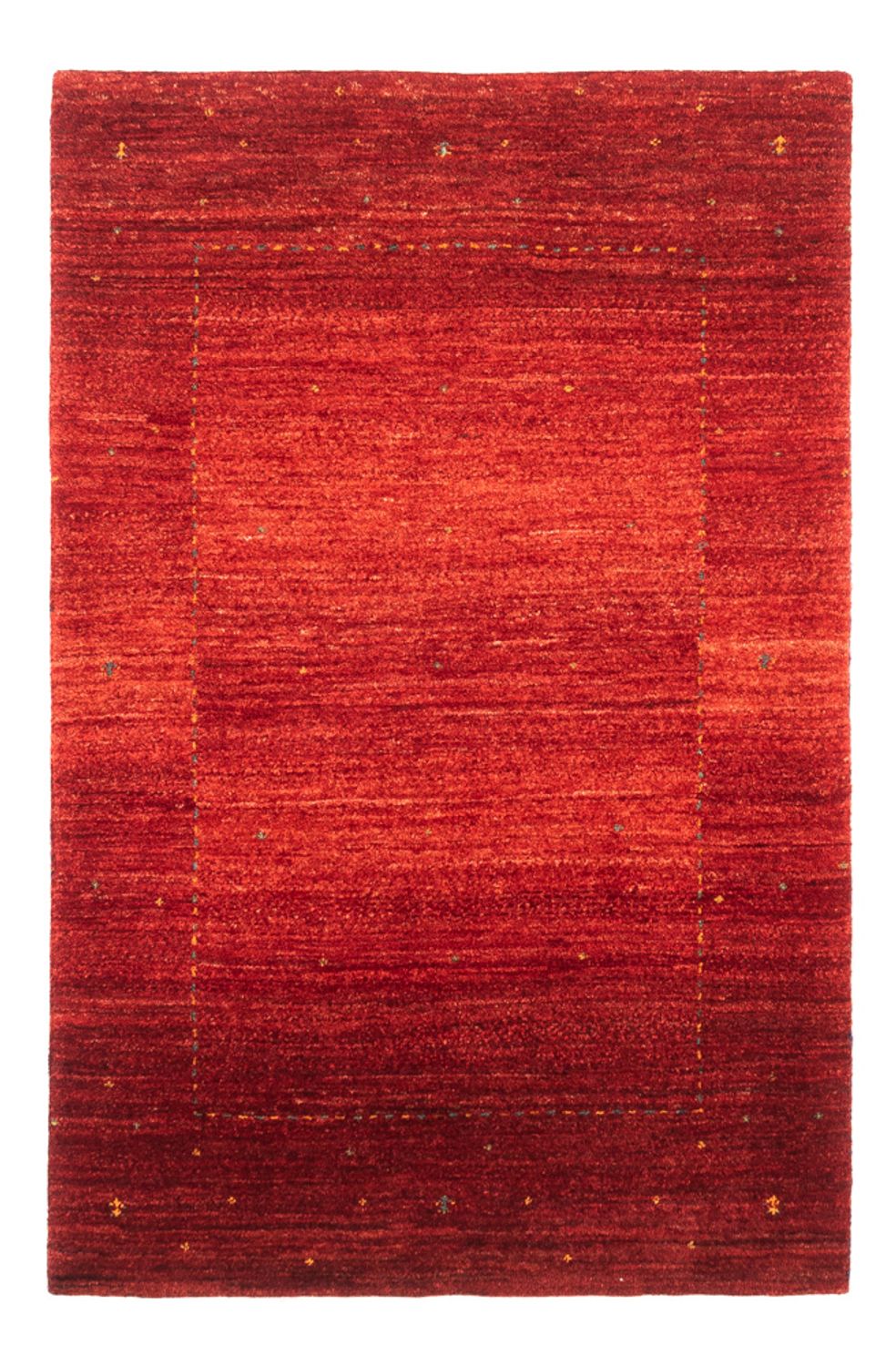 Tapis Gabbeh - Loribaft Persan - 125 x 85 cm - rouge