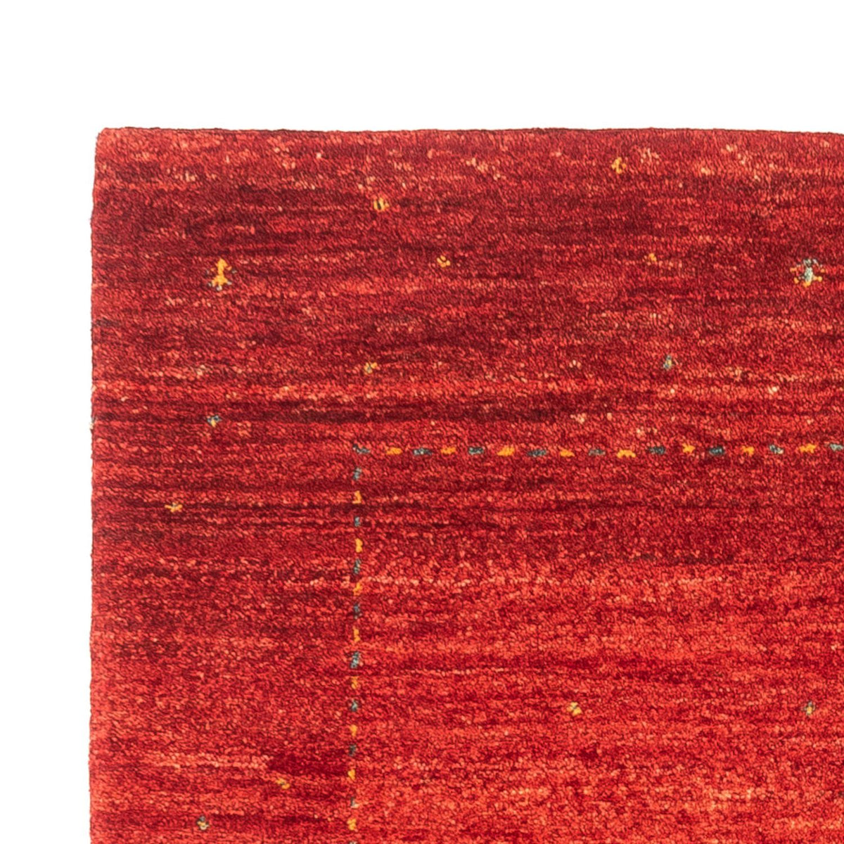 Tapis Gabbeh - Loribaft Persan - 125 x 85 cm - rouge