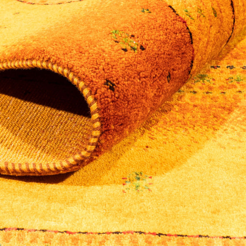 Tapis Gabbeh - Loribaft Persan - 200 x 154 cm - or