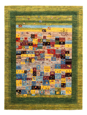 Tapis Gabbeh - Loribaft Persan - Royal - 196 x 148 cm - vert
