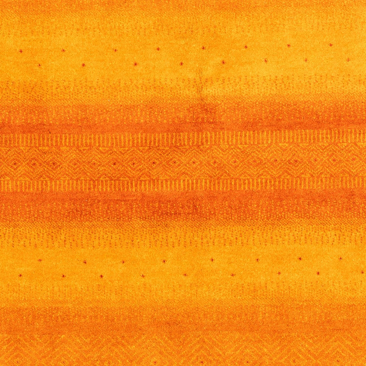 Tapis Gabbeh - Loribaft Persan - 206 x 150 cm - orange