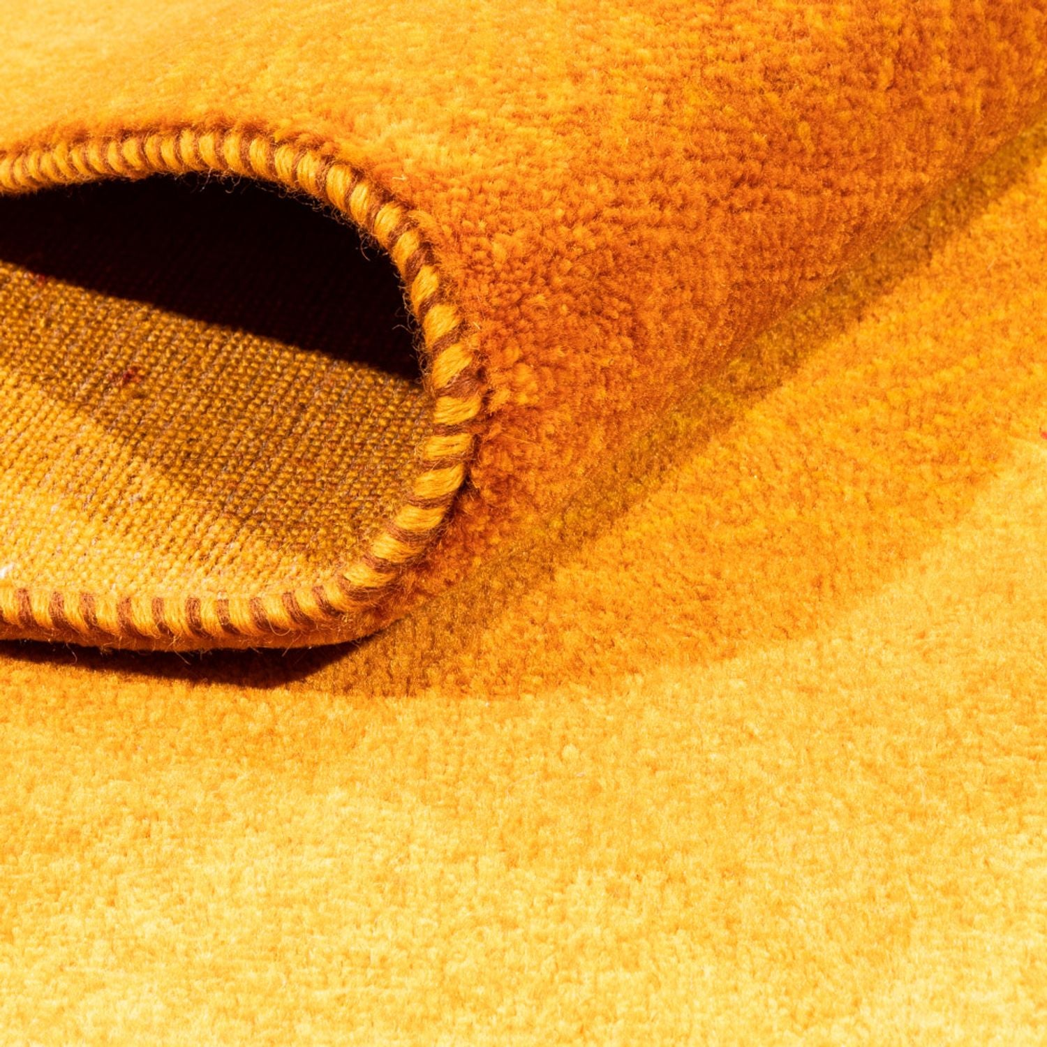 Tapis Gabbeh - Loribaft Persan - 206 x 150 cm - orange