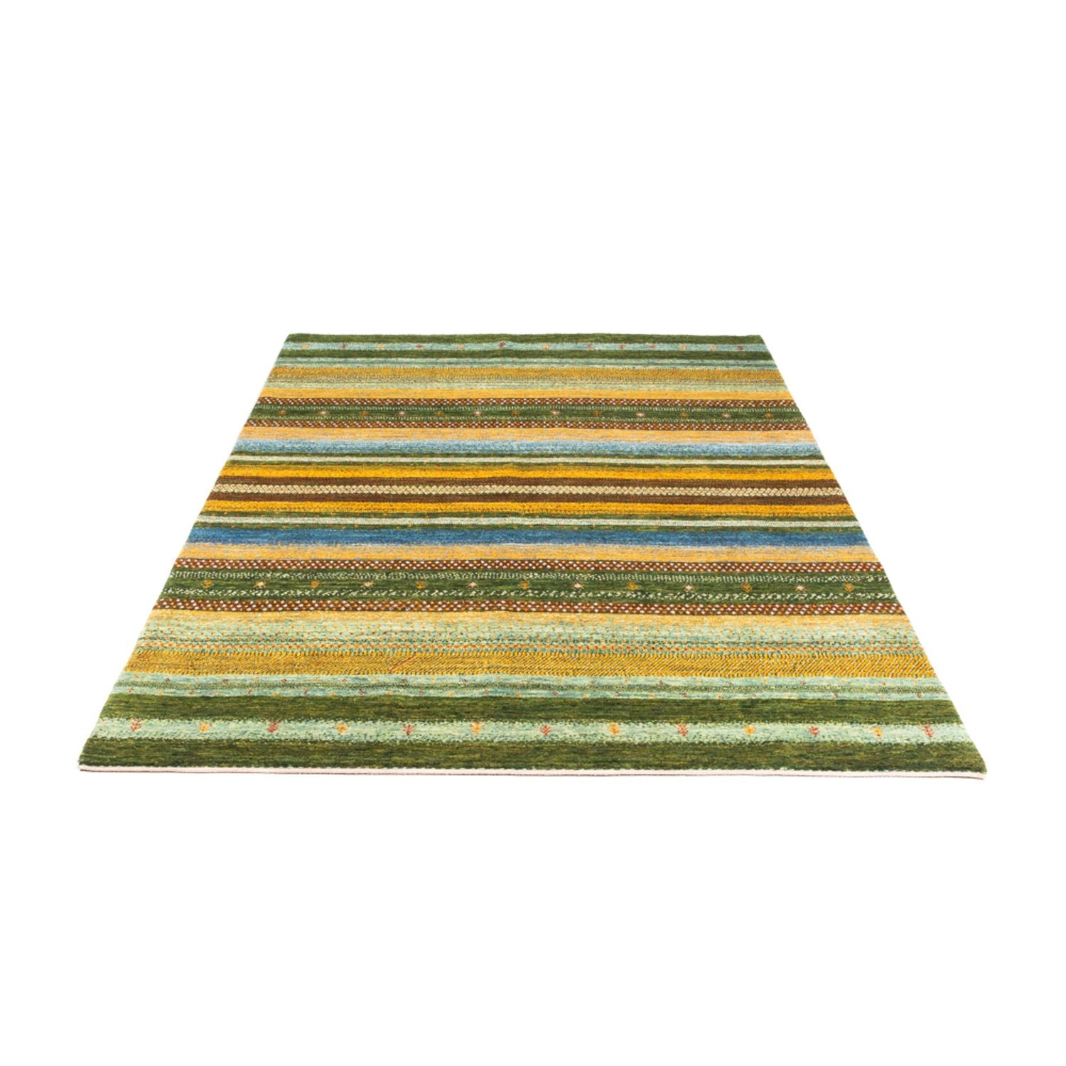 Tapis Gabbeh - Loribaft Persan - Royal - 220 x 152 cm - vert