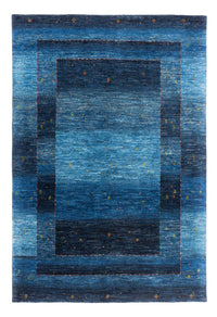 Tapis Gabbeh - Loribaft Persan - 210 x 146 cm - bleu