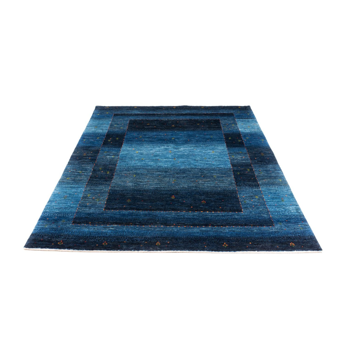 Tapis Gabbeh - Loribaft Persan - 210 x 146 cm - bleu