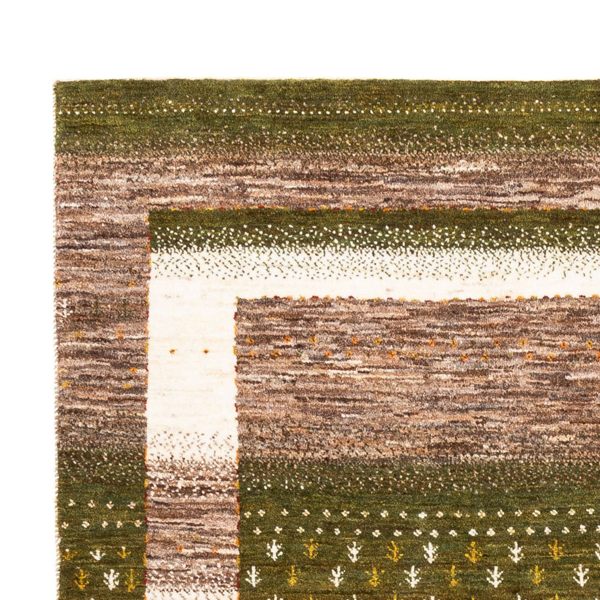 Tapis Gabbeh - Loribaft Persan - 203 x 147 cm - naturel