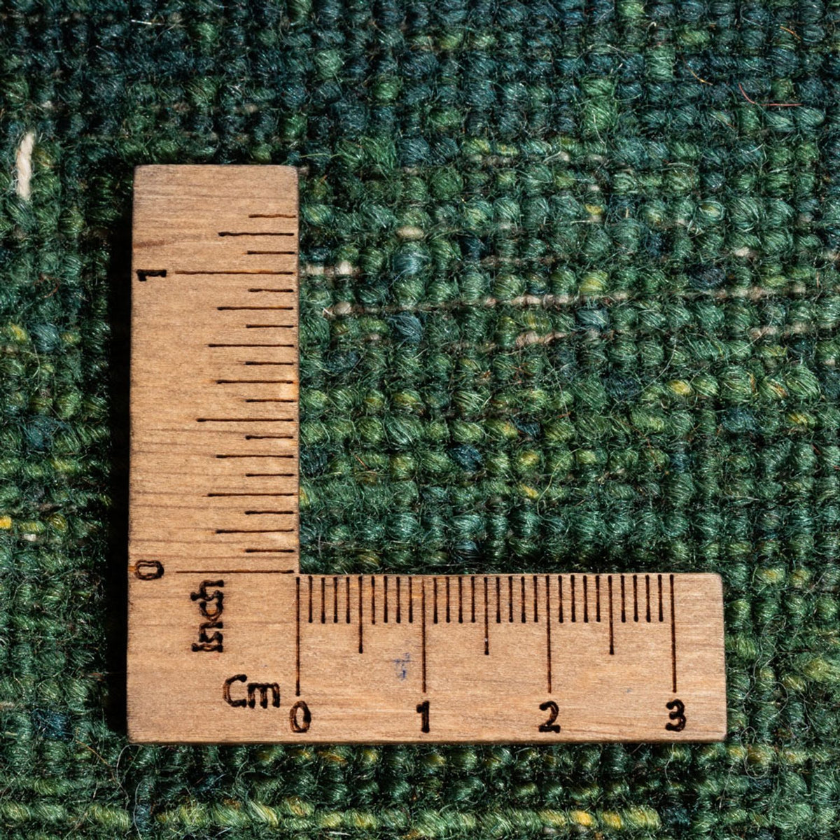 Tapis Gabbeh - Loribaft Persan - 191 x 152 cm - vert