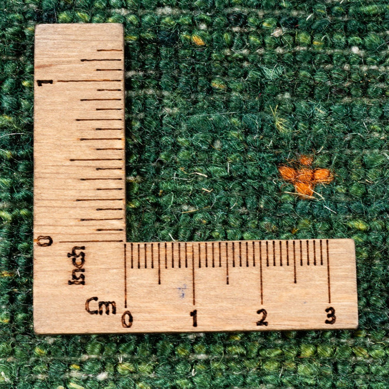 Tapis Gabbeh - Loribaft Persan - 184 x 154 cm - vert