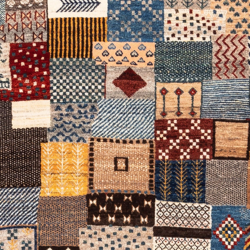 Tapis Gabbeh - Loribaft Persan - Royal - 162 x 107 cm - multicolore
