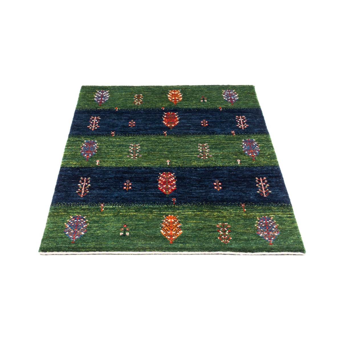 Tapis Gabbeh - Loribaft Persan - Royal - 133 x 83 cm - multicolore