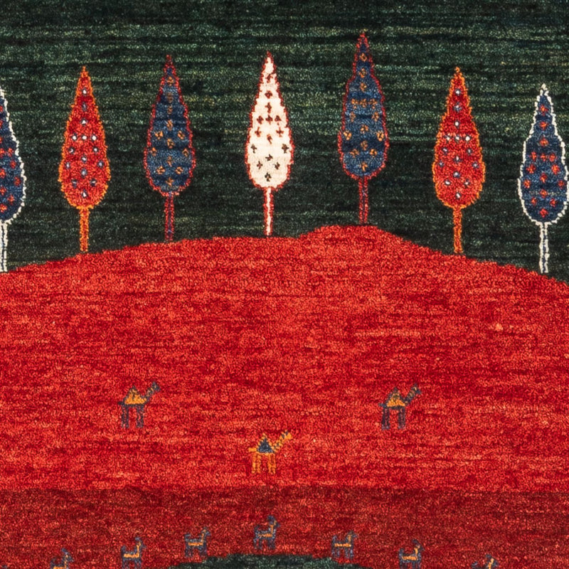 Tapis Gabbeh - Loribaft Persan - Royal - 126 x 86 cm - multicolore
