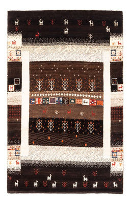 Tapis Gabbeh - Loribaft Persan - Royal - 130 x 86 cm - multicolore