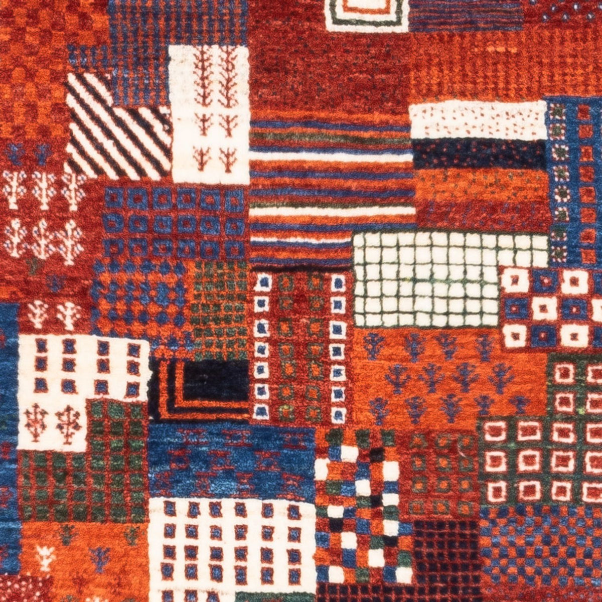 Tapis Gabbeh - Loribaft Persan - Royal - 123 x 80 cm - multicolore