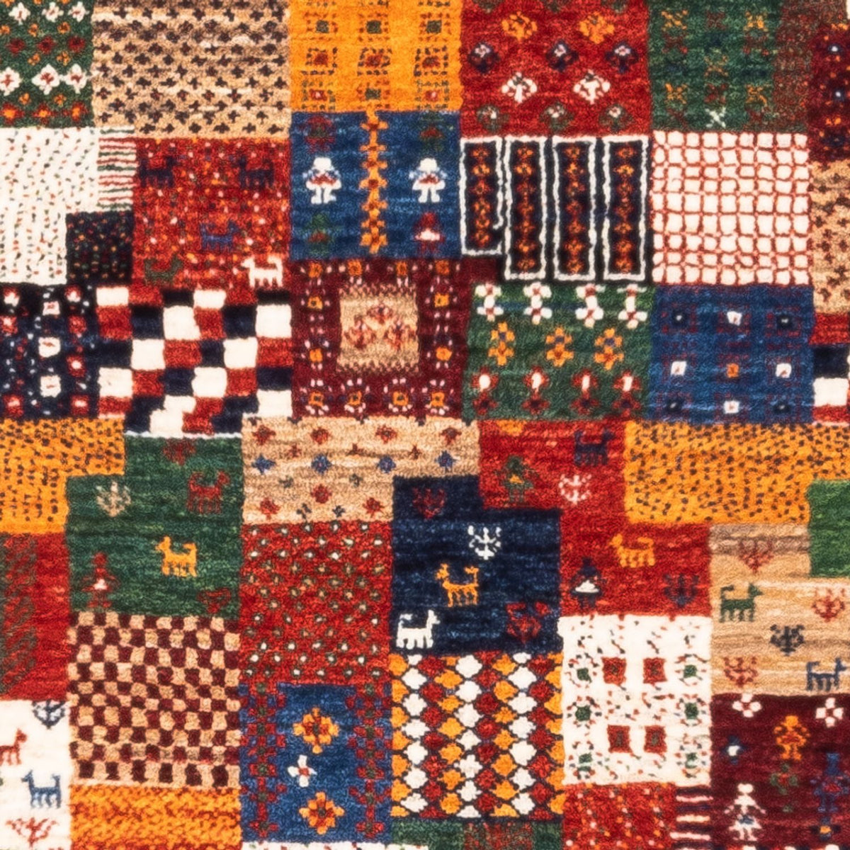 Tapis Gabbeh - Loribaft Persan - Royal - 128 x 80 cm - multicolore