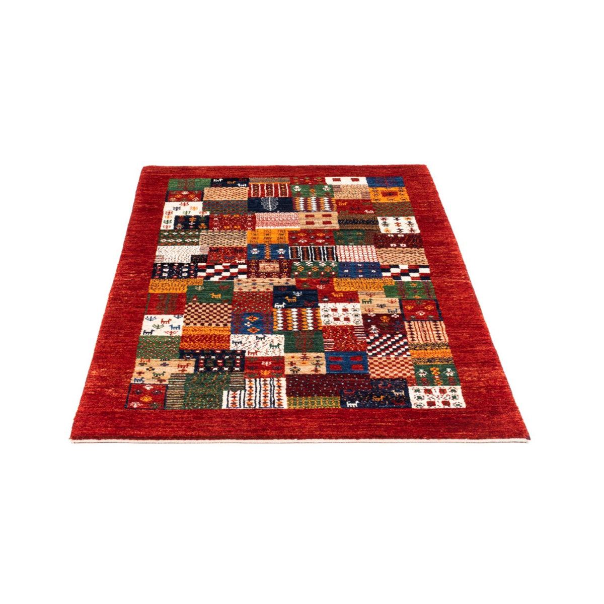 Tapis Gabbeh - Loribaft Persan - Royal - 128 x 80 cm - multicolore