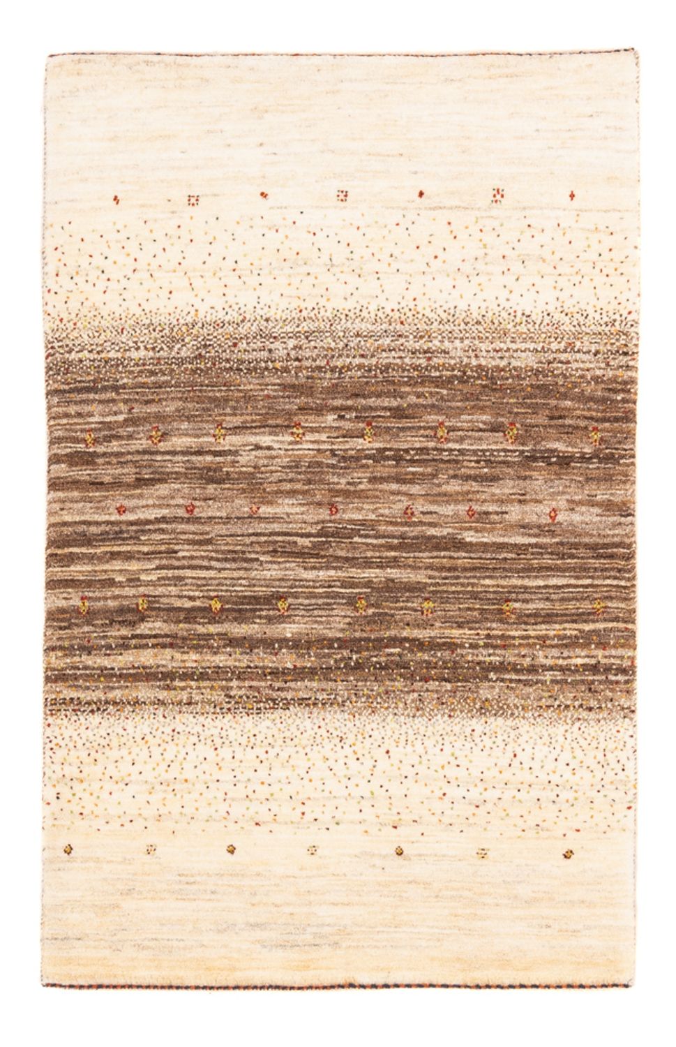 Tapis Gabbeh - Loribaft Persan - Royal - 121 x 82 cm - gris