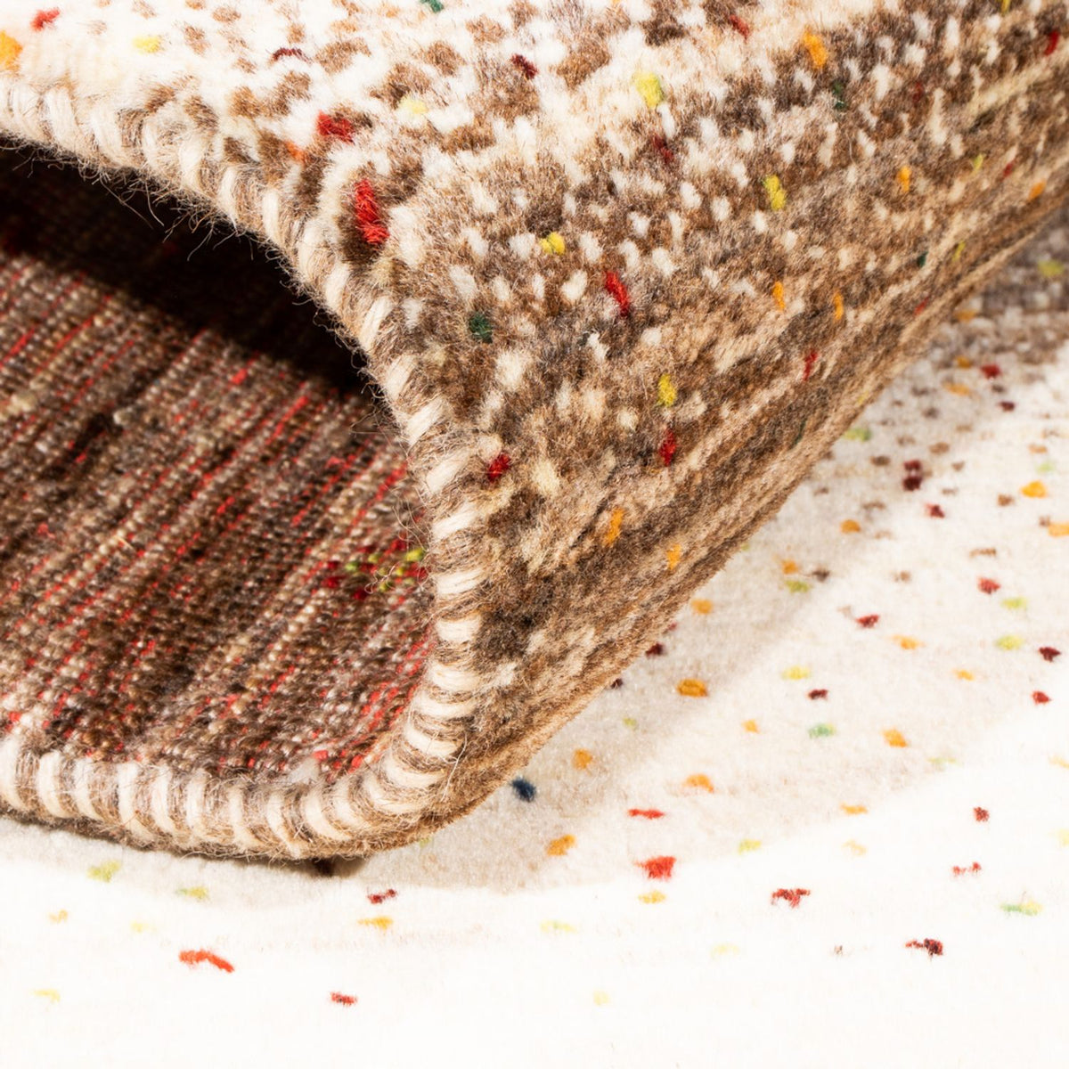 Tapis Gabbeh - Loribaft Persan - Royal - 121 x 82 cm - gris