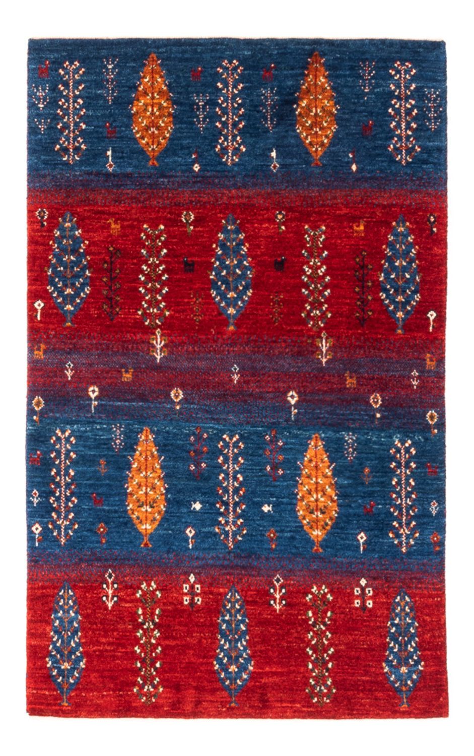 Tapis Gabbeh - Loribaft Persan - Royal - 130 x 82 cm - multicolore