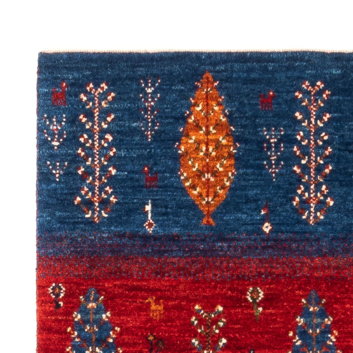 Tapis Gabbeh - Loribaft Persan - Royal - 130 x 82 cm - multicolore