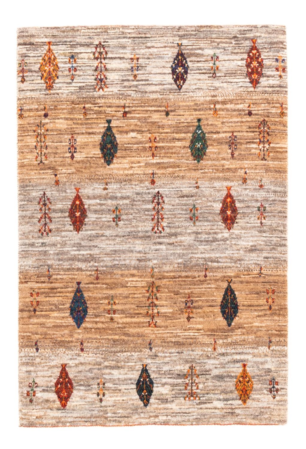 Tapis Gabbeh - Loribaft Persan - Royal - 125 x 85 cm - gris