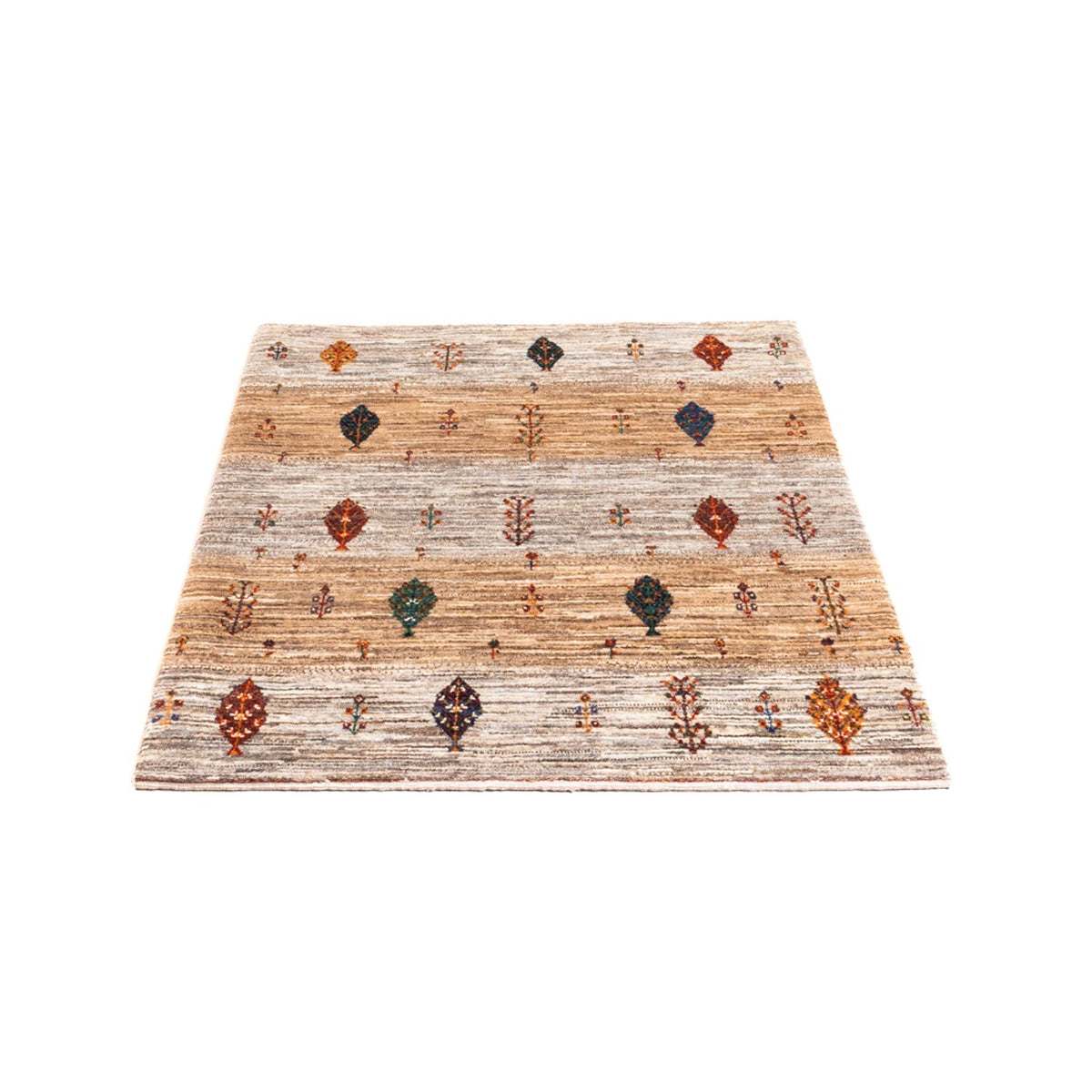 Tapis Gabbeh - Loribaft Persan - Royal - 125 x 85 cm - gris